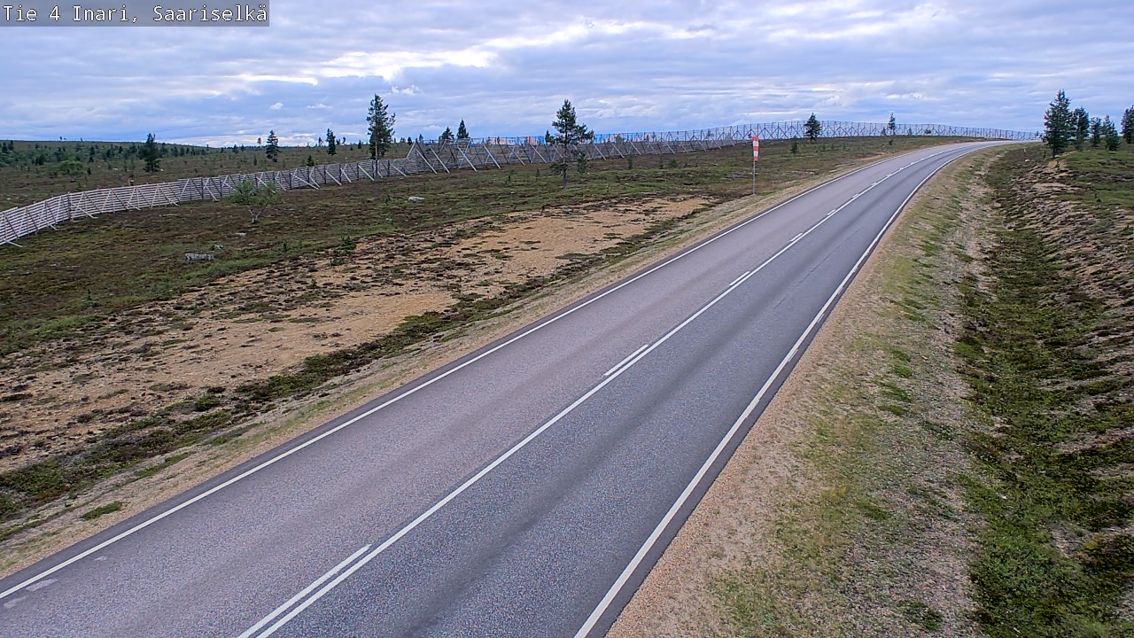 Kelikamerat Kuva Tie 4 Inari, Saariselkä, Kaunispää, Inari, Lappi