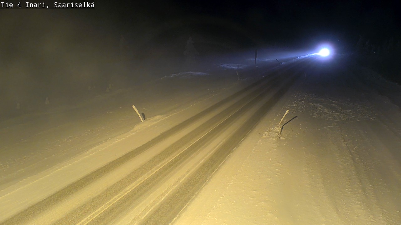 Kelikamerat Kuva Tie 4 Inari, Saariselkä, Kaunispää, Inari, Lappi