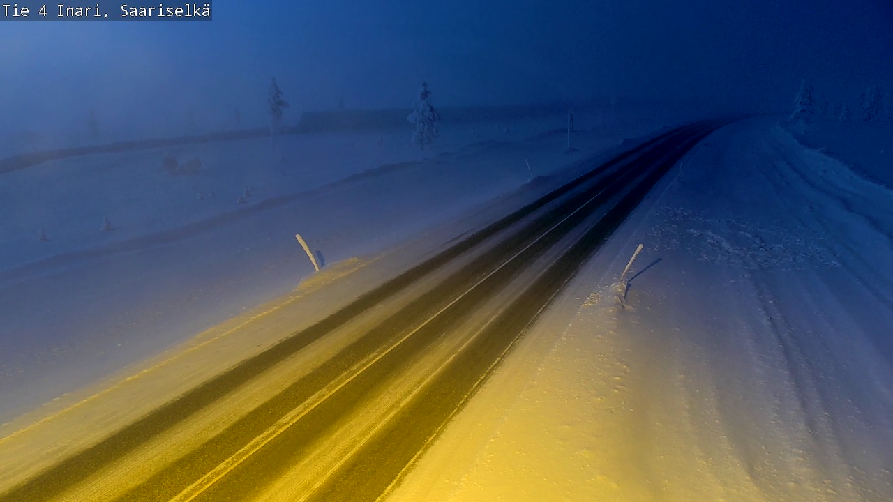Kelikamerat Kuva Tie 4 Inari, Saariselkä, Kaunispää, Inari, Lappi