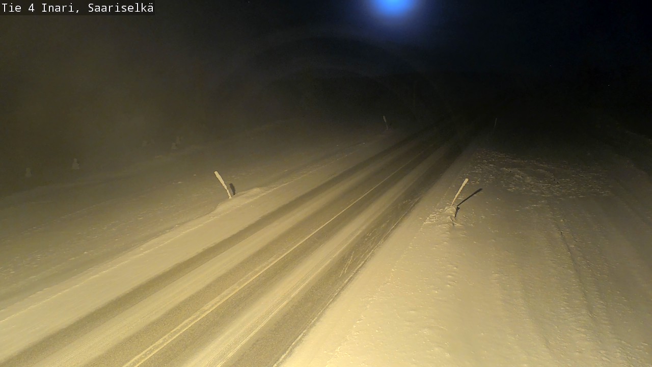 Kelikamerat Kuva Tie 4 Inari, Saariselkä, Kaunispää, Inari, Lappi