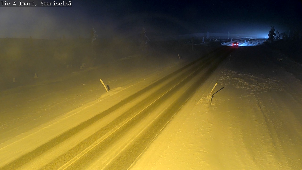 Kelikamerat Kuva Tie 4 Inari, Saariselkä, Kaunispää, Inari, Lappi