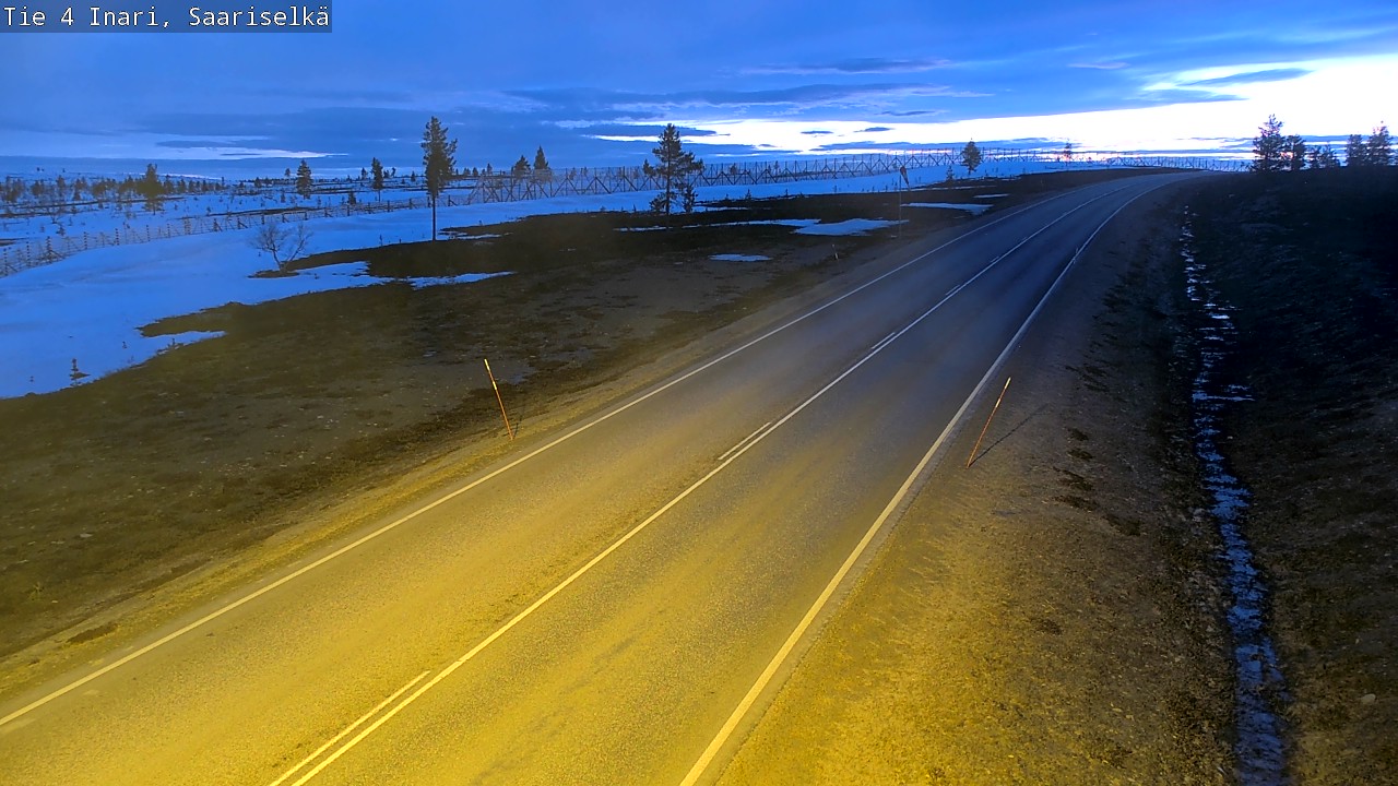 Kelikamerat Kuva Tie 4 Inari, Saariselkä, Kaunispää, Inari, Lappi