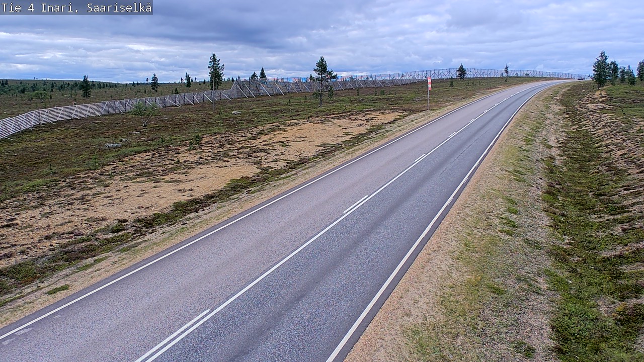 Kelikamerat Kuva Tie 4 Inari, Saariselkä, Kaunispää, Inari, Lappi