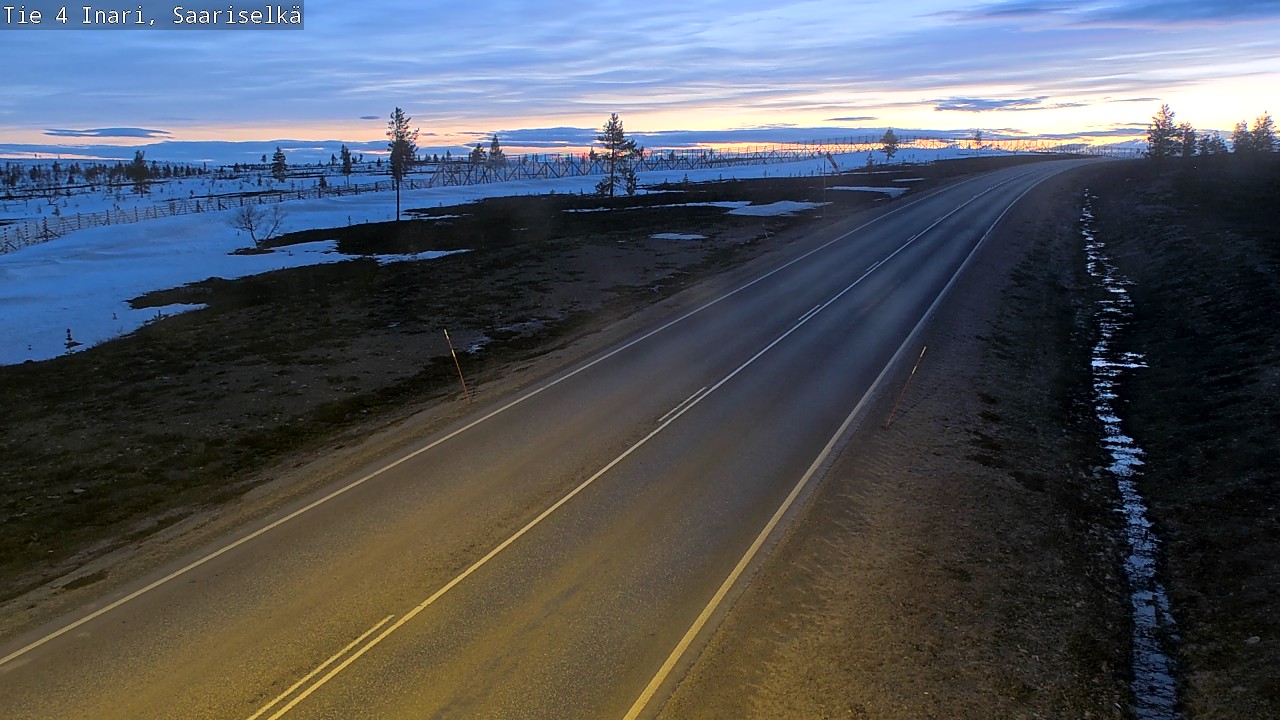 Kelikamerat Kuva Tie 4 Inari, Saariselkä, Kaunispää, Inari, Lappi