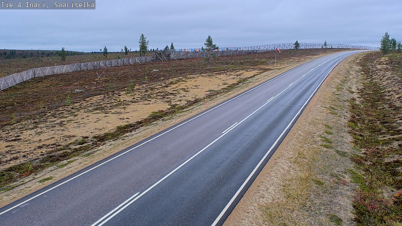 Kelikamerat Kuva Tie 4 Inari, Saariselkä, Kaunispää, Inari, Lappi