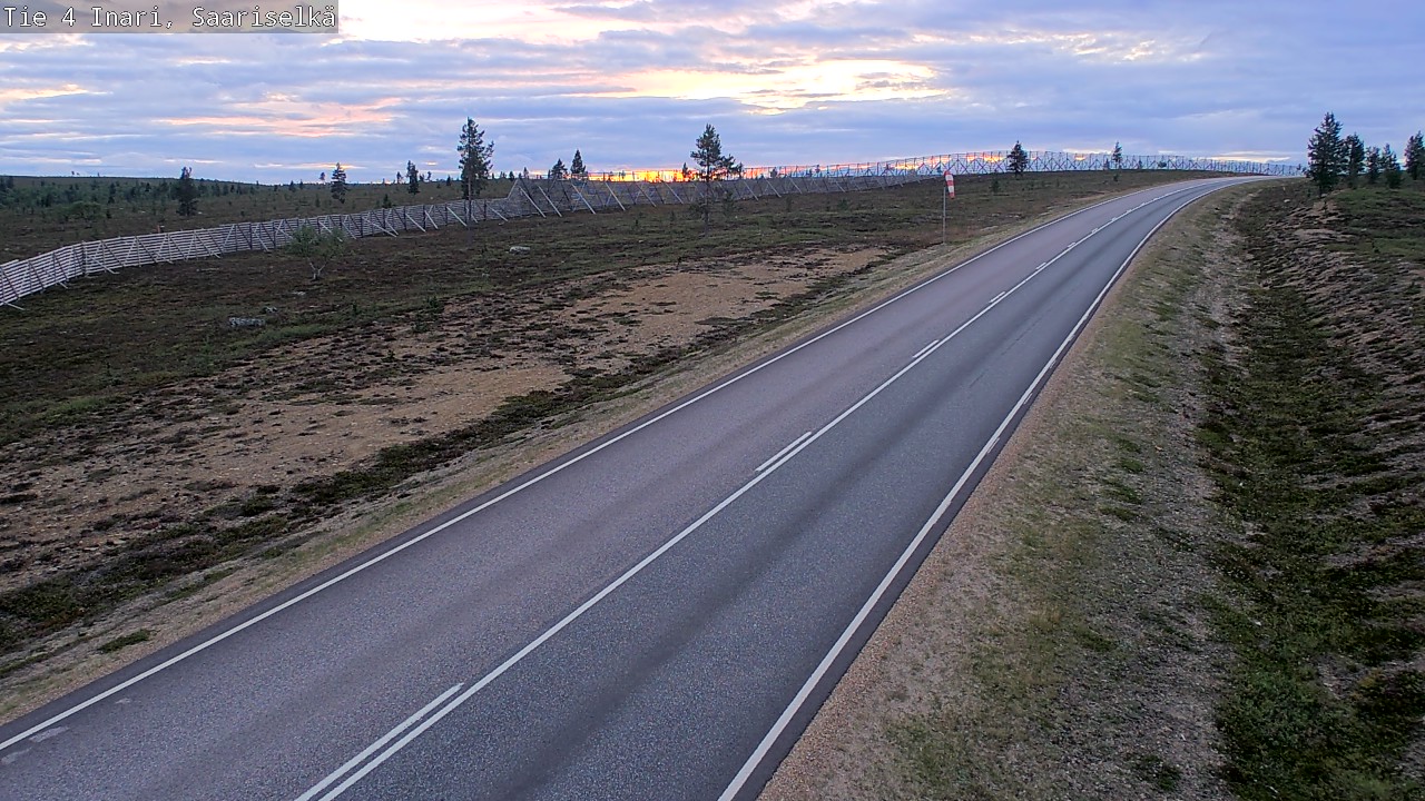Kelikamerat Kuva Tie 4 Inari, Saariselkä, Kaunispää, Inari, Lappi