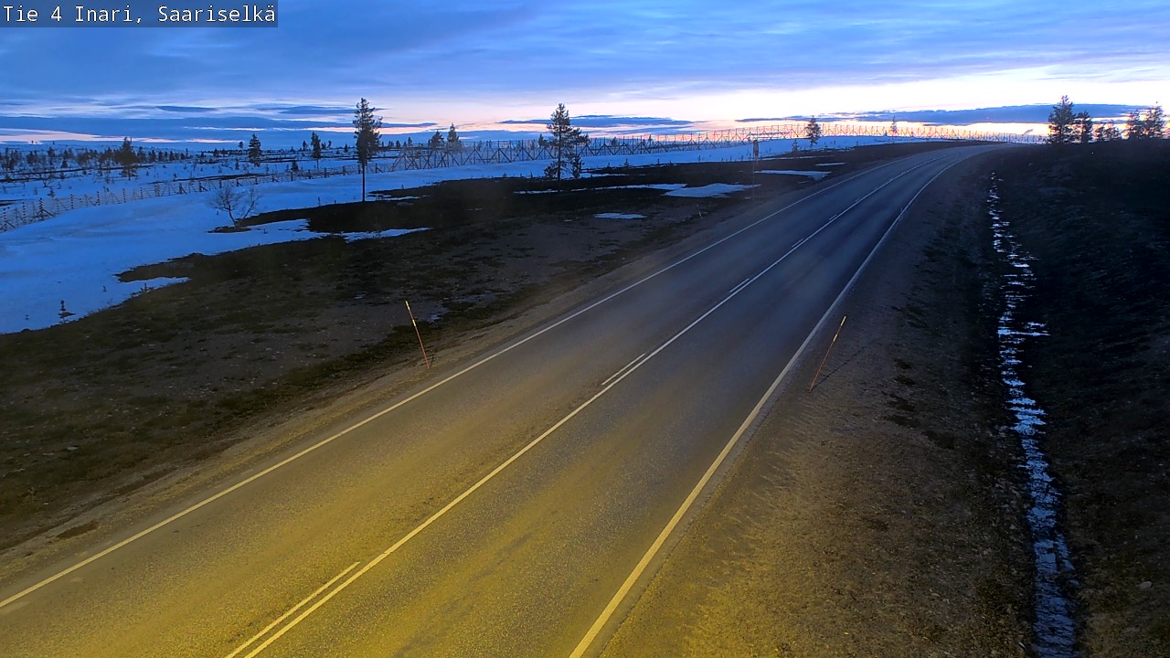Kelikamerat Kuva Tie 4 Inari, Saariselkä, Kaunispää, Inari, Lappi