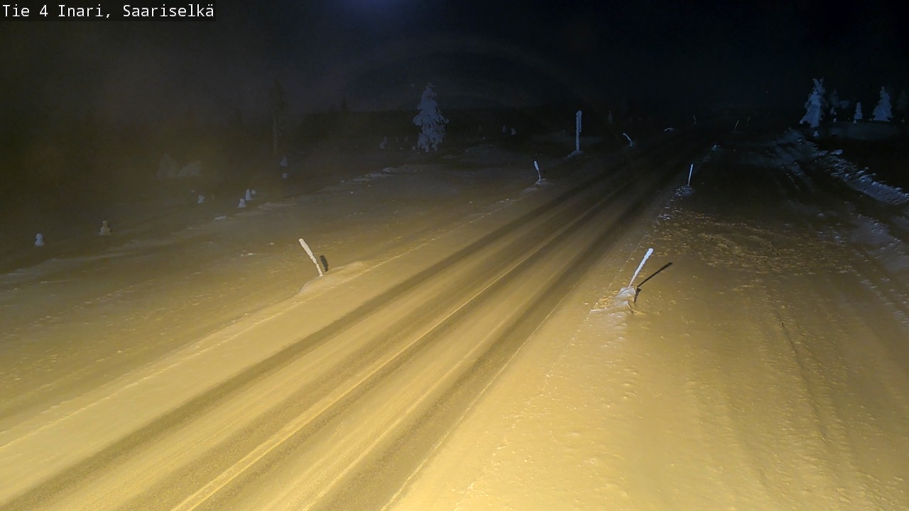 Kelikamerat Kuva Tie 4 Inari, Saariselkä, Kaunispää, Inari, Lappi