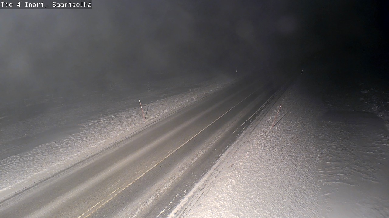 Kelikamerat Kuva Tie 4 Inari, Saariselkä, Kaunispää, Inari, Lappi