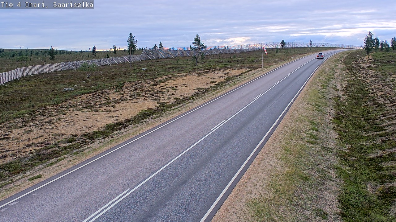 Kelikamerat Kuva Tie 4 Inari, Saariselkä, Kaunispää, Inari, Lappi