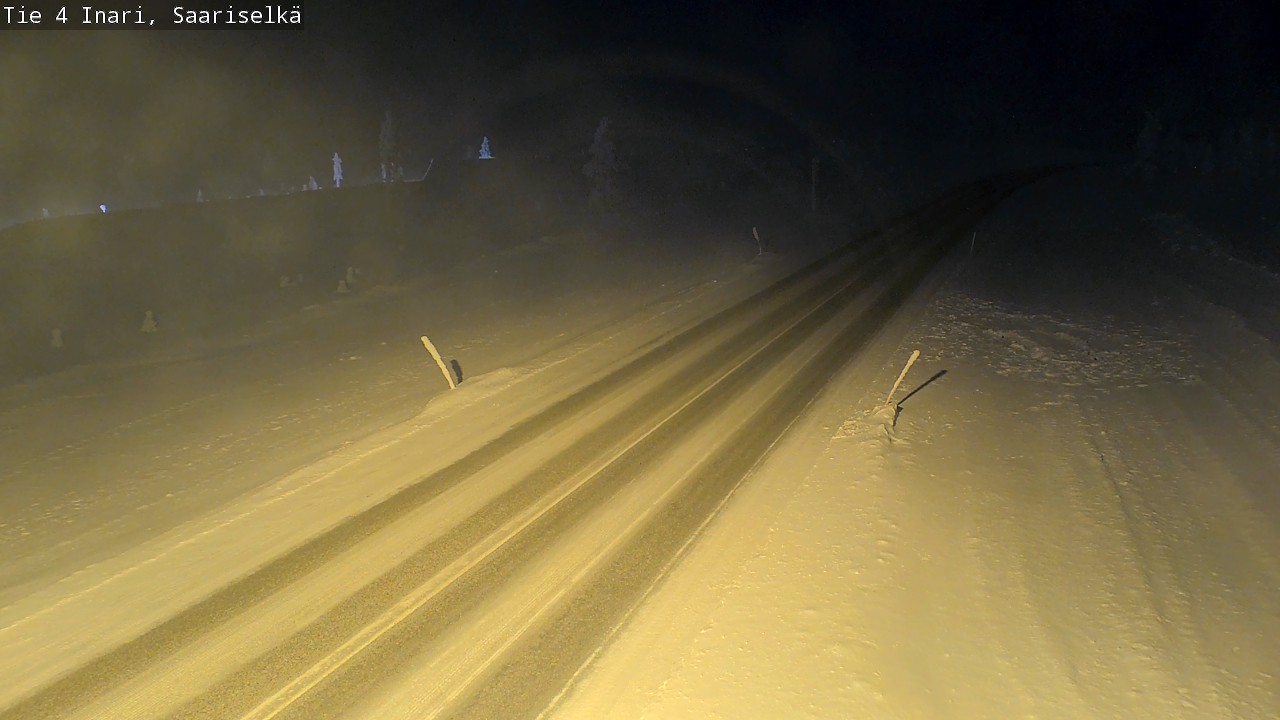 Kelikamerat Kuva Tie 4 Inari, Saariselkä, Kaunispää, Inari, Lappi