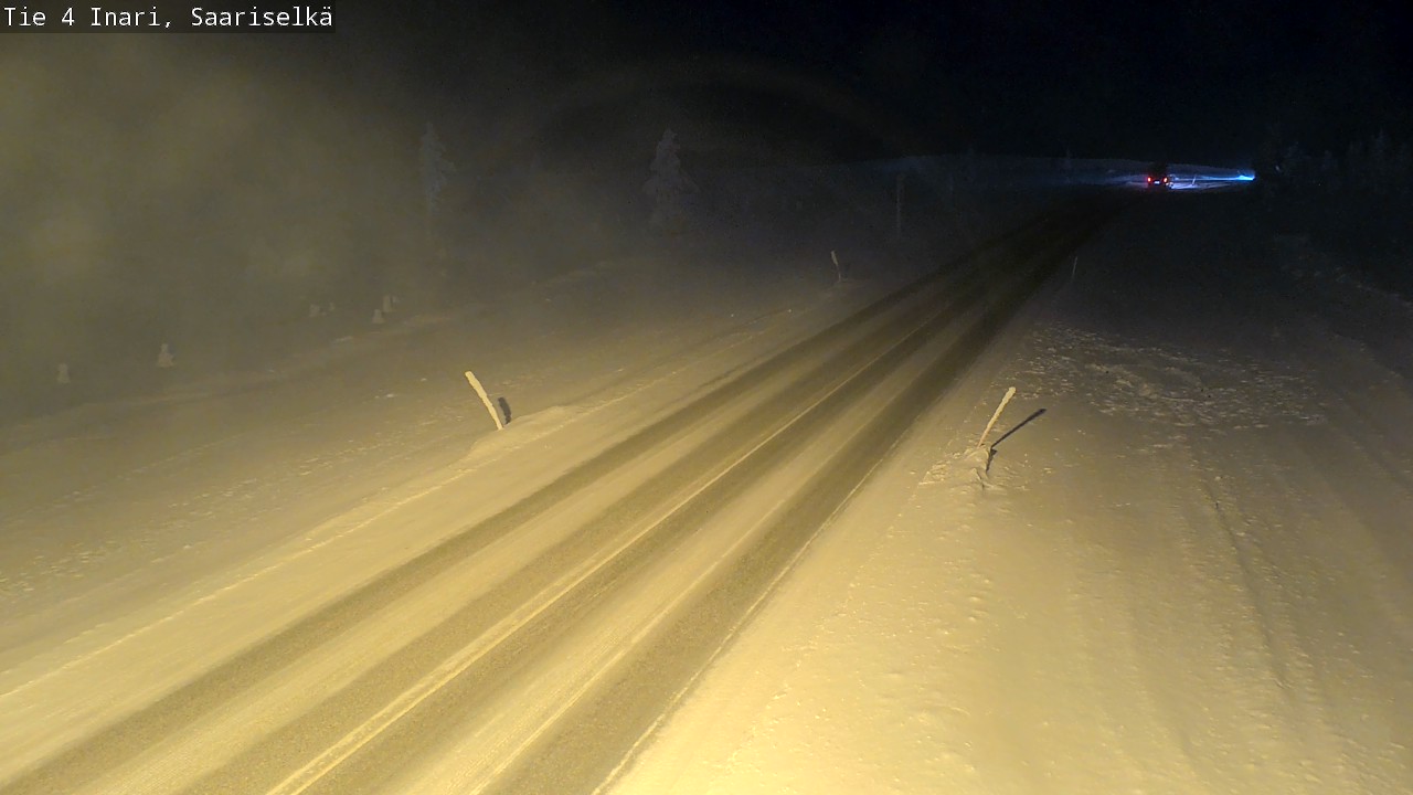 Kelikamerat Kuva Tie 4 Inari, Saariselkä, Kaunispää, Inari, Lappi