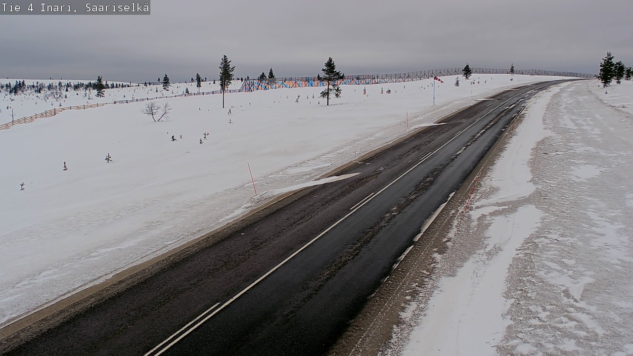 Kelikamerat Kuva Tie 4 Inari, Saariselkä, Kaunispää, Inari, Lappi