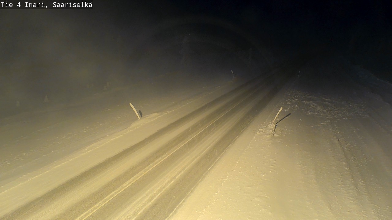Kelikamerat Kuva Tie 4 Inari, Saariselkä, Kaunispää, Inari, Lappi