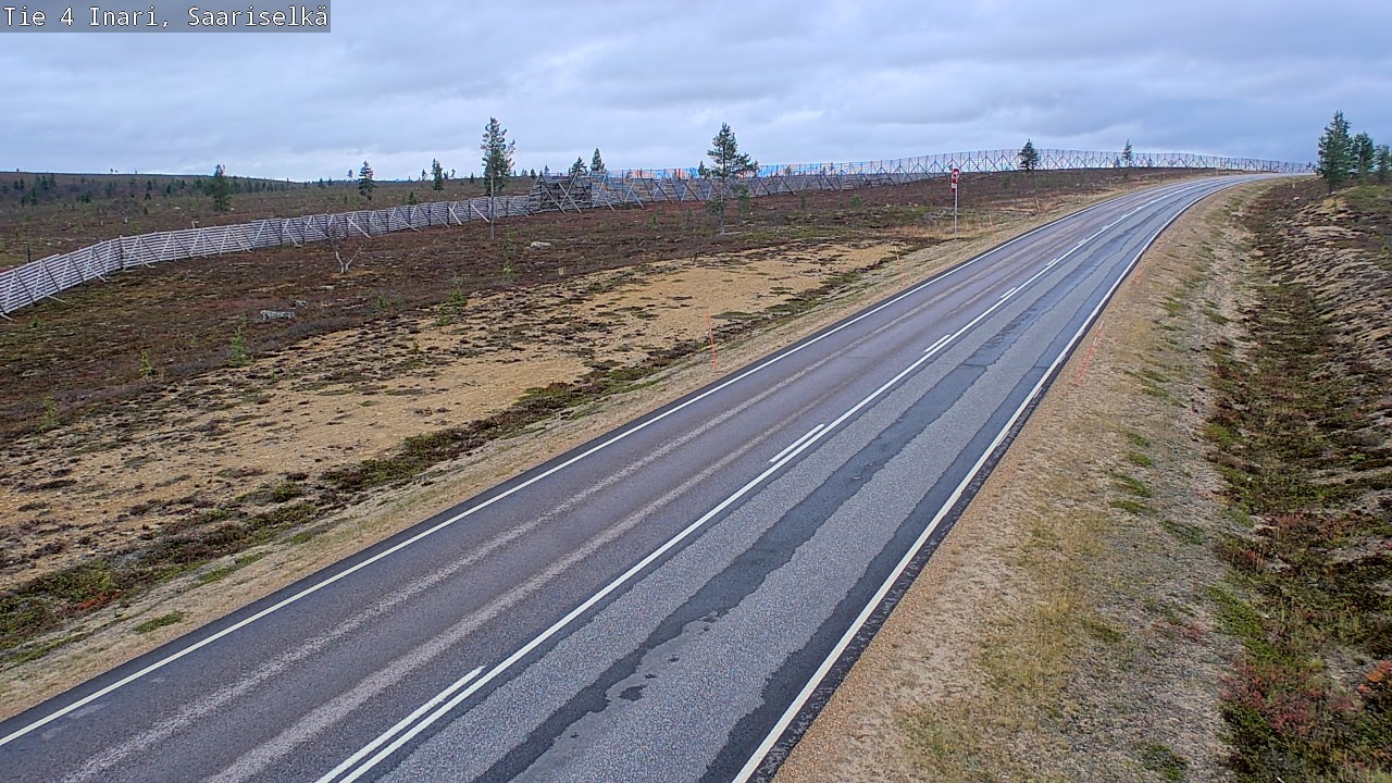 Kelikamerat Kuva Tie 4 Inari, Saariselkä, Kaunispää, Inari, Lappi