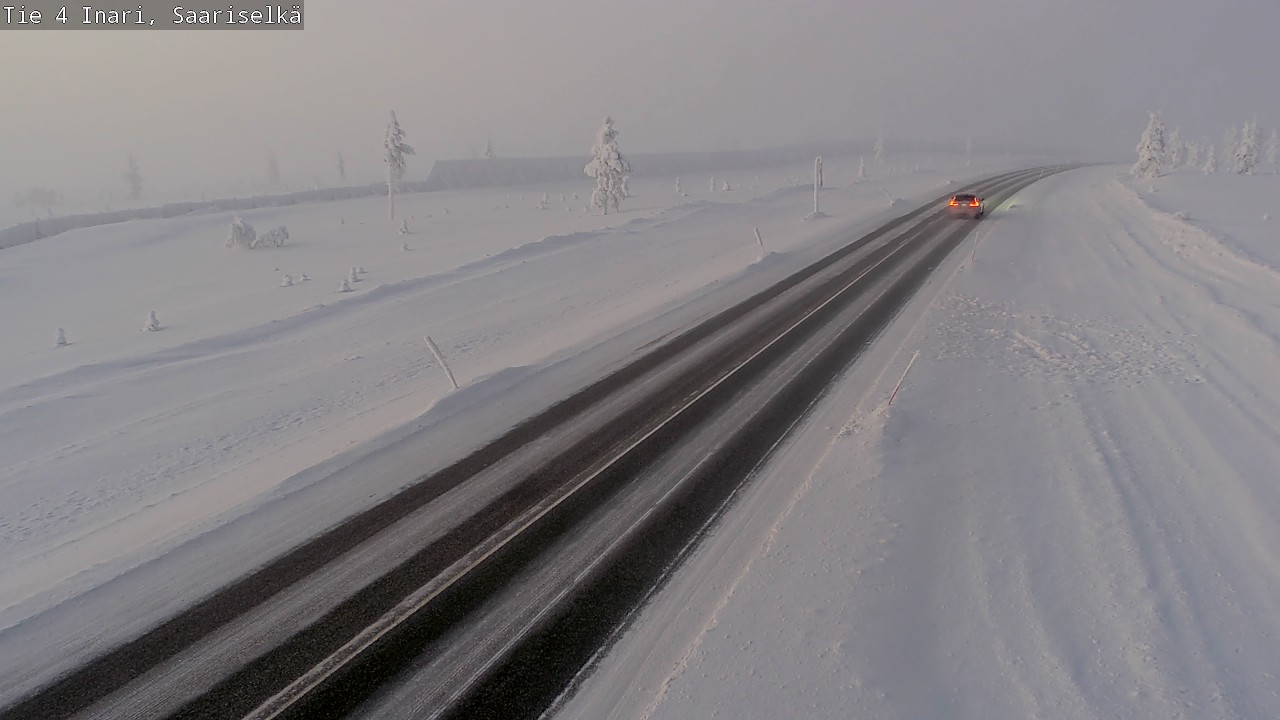 Kelikamerat Kuva Tie 4 Inari, Saariselkä, Kaunispää, Inari, Lappi