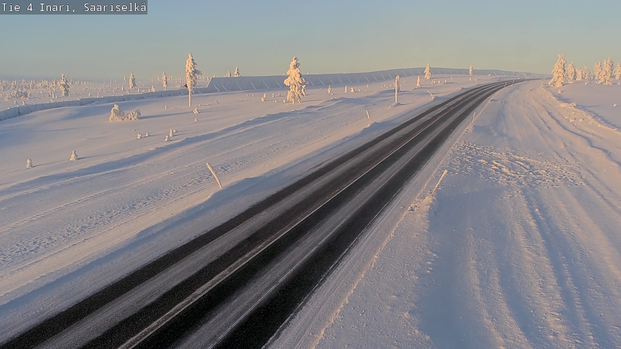Kelikamerat Kuva Tie 4 Inari, Saariselkä, Kaunispää, Inari, Lappi