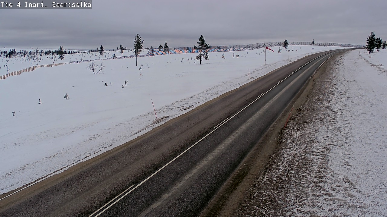 Kelikamerat Kuva Tie 4 Inari, Saariselkä, Kaunispää, Inari, Lappi