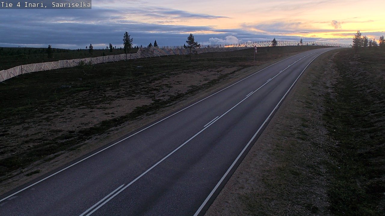 Kelikamerat Kuva Tie 4 Inari, Saariselkä, Kaunispää, Inari, Lappi