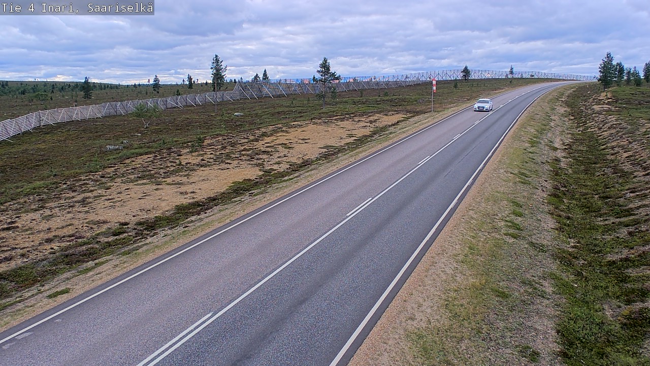 Kelikamerat Kuva Tie 4 Inari, Saariselkä, Kaunispää, Inari, Lappi