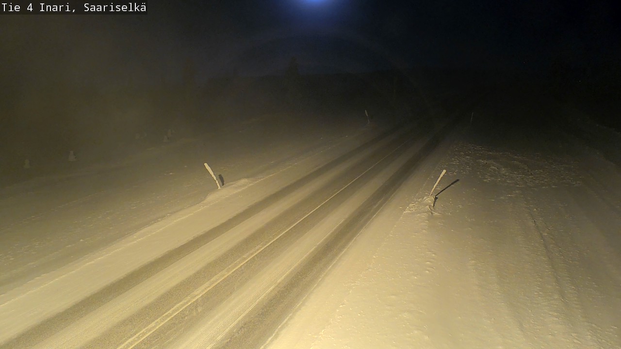 Kelikamerat Kuva Tie 4 Inari, Saariselkä, Kaunispää, Inari, Lappi