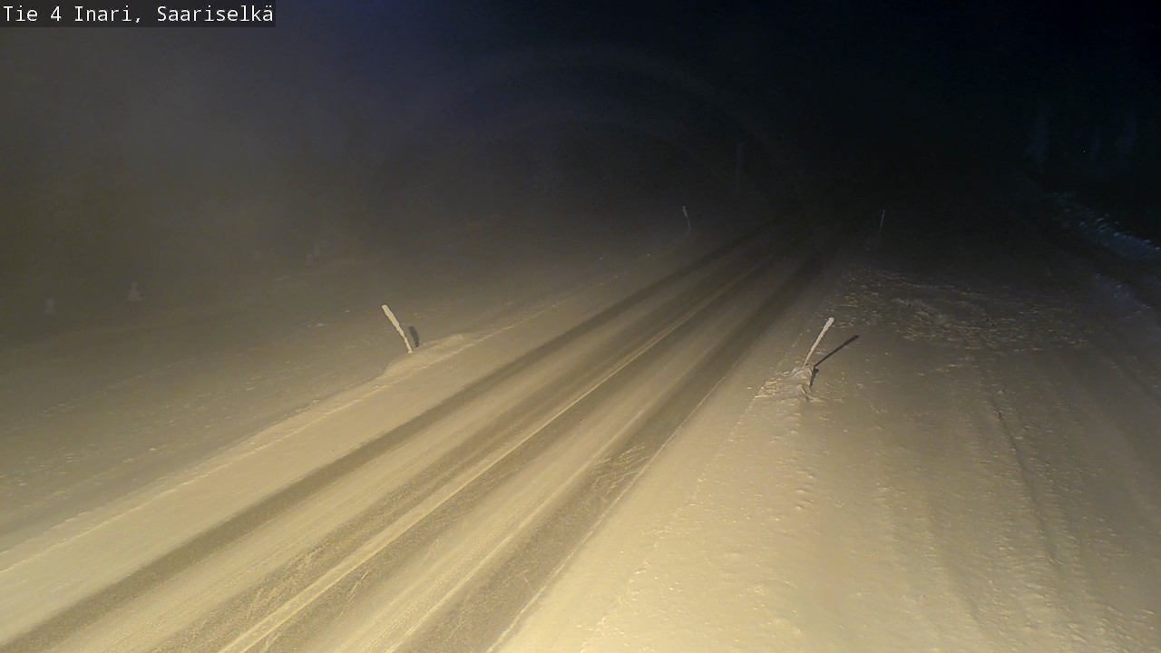 Kelikamerat Kuva Tie 4 Inari, Saariselkä, Kaunispää, Inari, Lappi