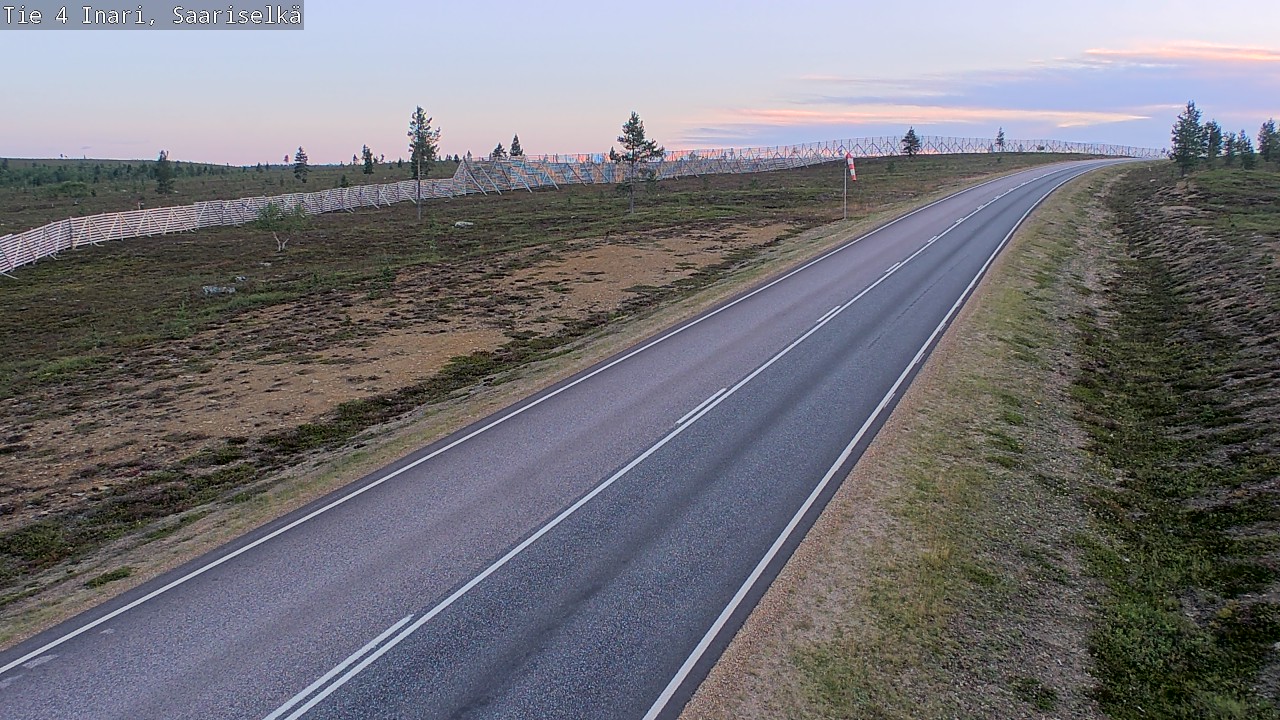Kelikamerat Kuva Tie 4 Inari, Saariselkä, Kaunispää, Inari, Lappi