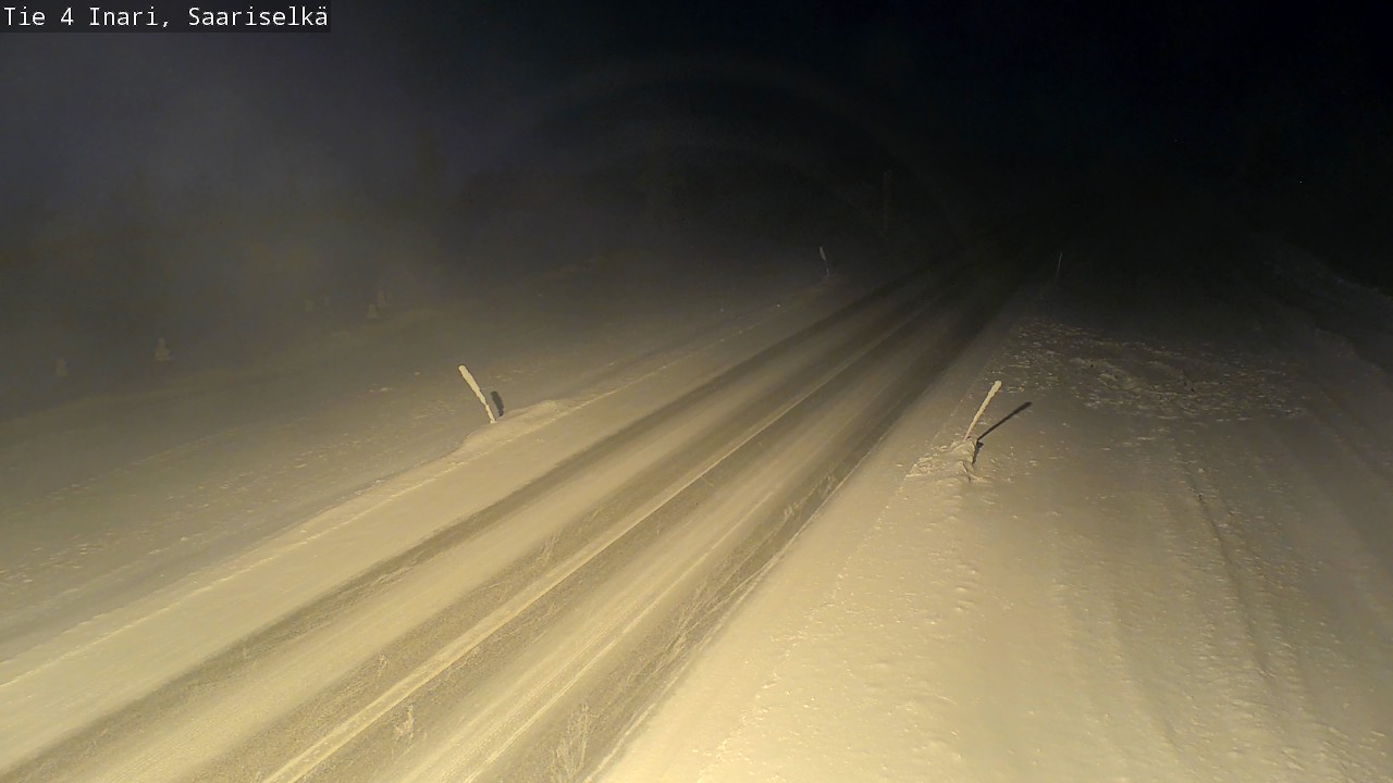 Kelikamerat Kuva Tie 4 Inari, Saariselkä, Kaunispää, Inari, Lappi