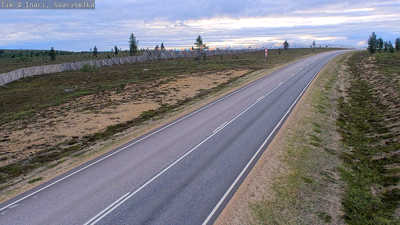 Kelikamerat Kuva Tie 4 Inari, Saariselkä, Kaunispää, Inari, Lappi