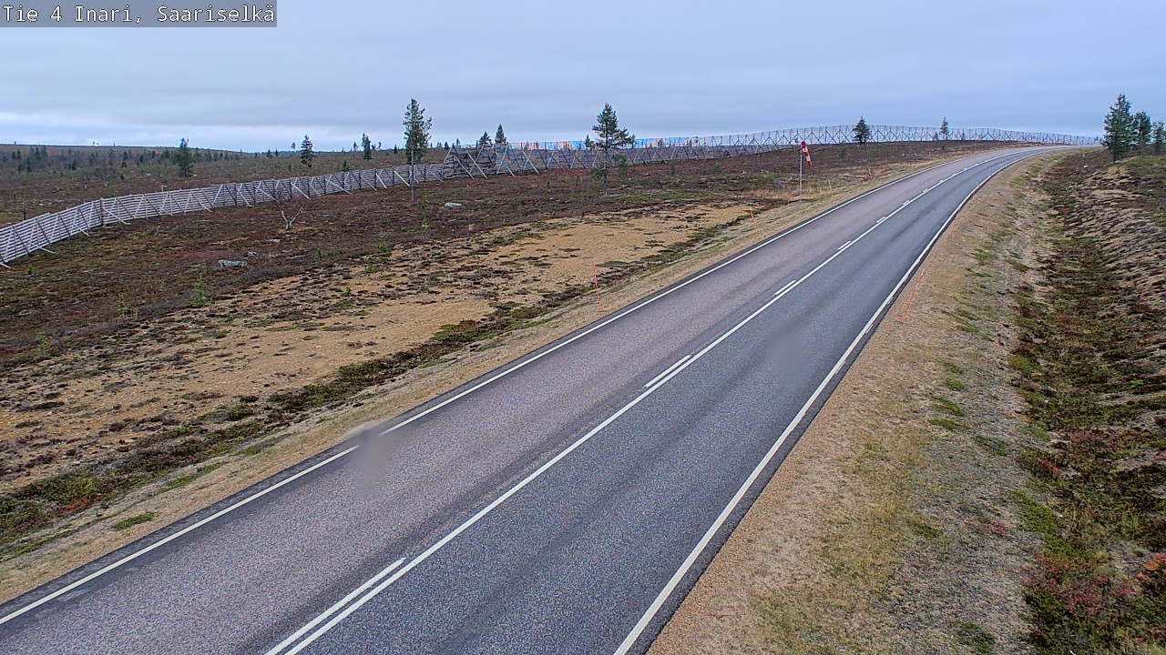 Kelikamerat Kuva Tie 4 Inari, Saariselkä, Kaunispää, Inari, Lappi