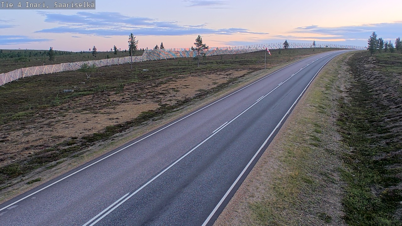 Kelikamerat Kuva Tie 4 Inari, Saariselkä, Kaunispää, Inari, Lappi