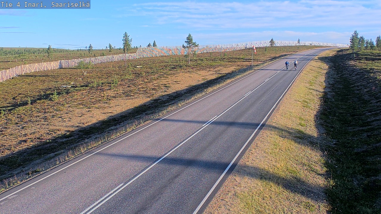 Weather Camera Image Road 4 Inari, Saariselkä, Kaunispää, Inari, Lappi
