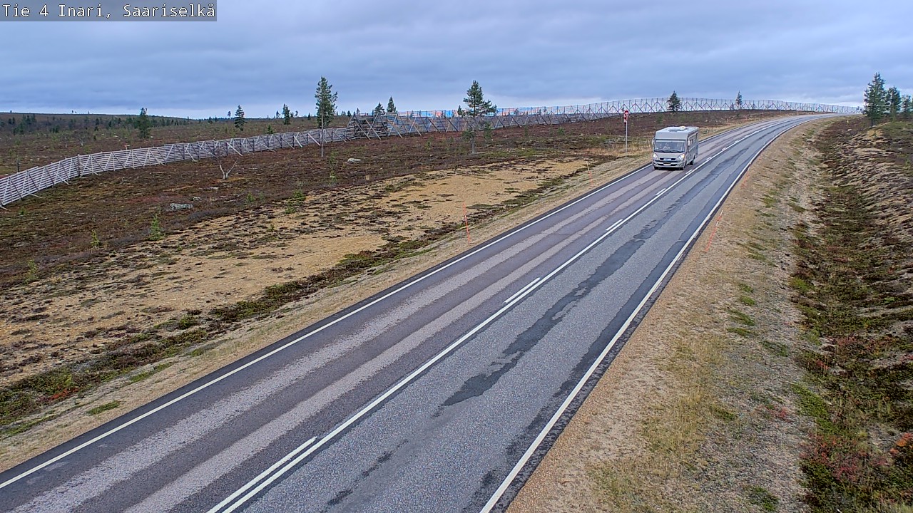 Kelikamerat Kuva Tie 4 Inari, Saariselkä, Kaunispää, Inari, Lappi