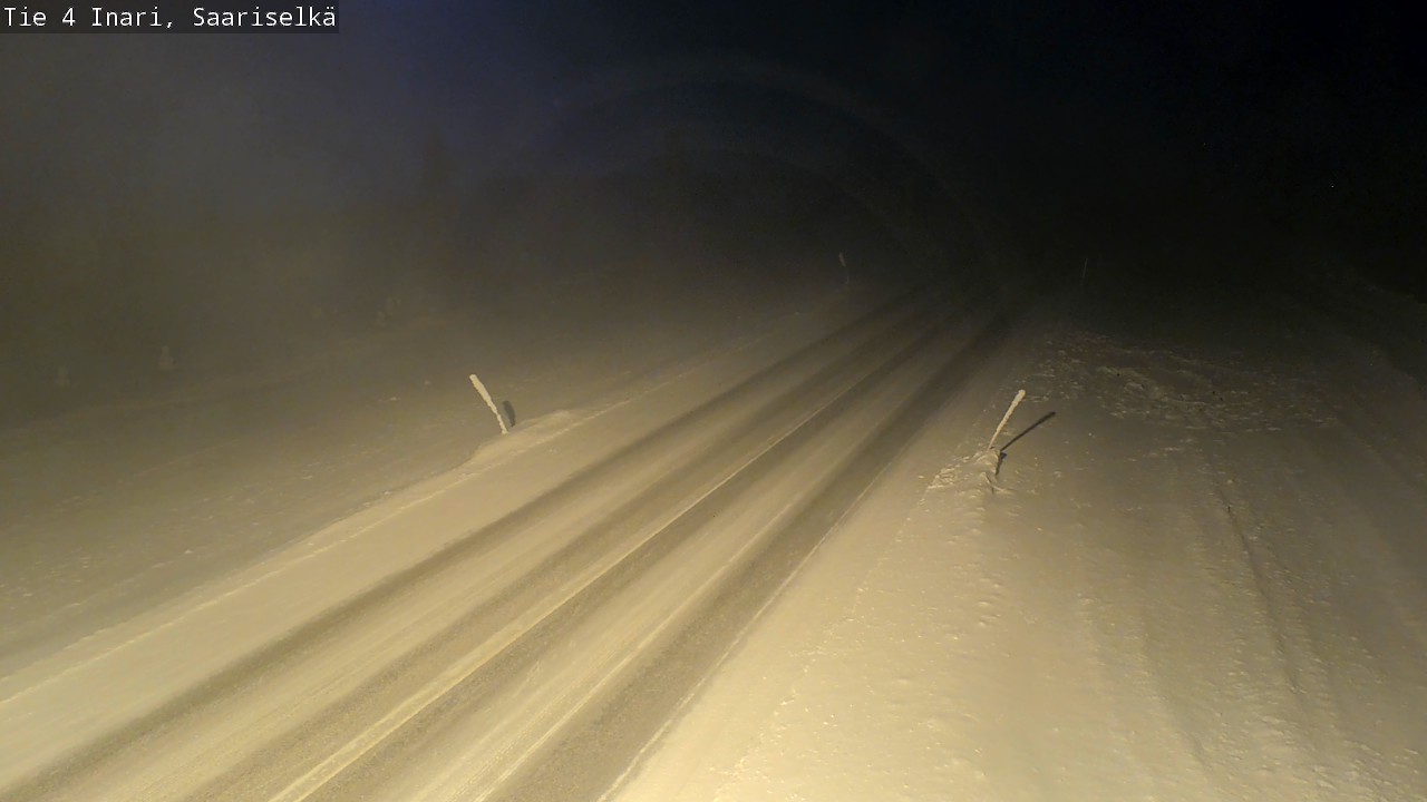 Kelikamerat Kuva Tie 4 Inari, Saariselkä, Kaunispää, Inari, Lappi