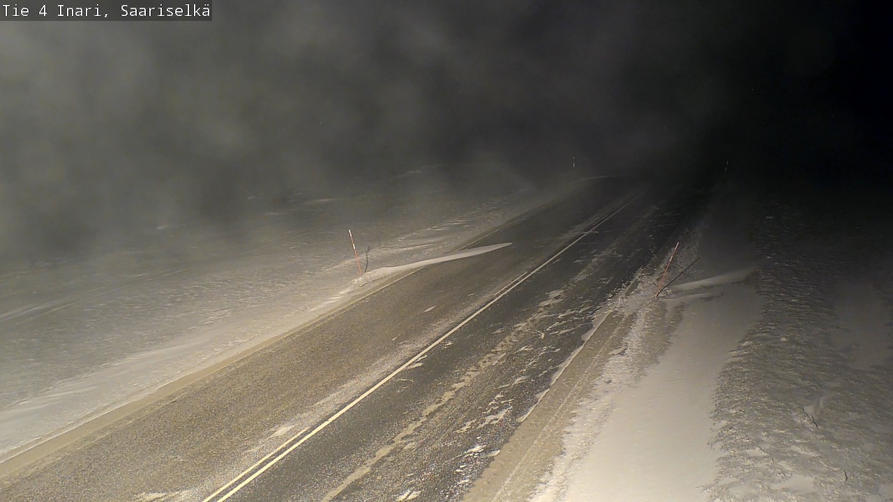 Kelikamerat Kuva Tie 4 Inari, Saariselkä, Kaunispää, Inari, Lappi