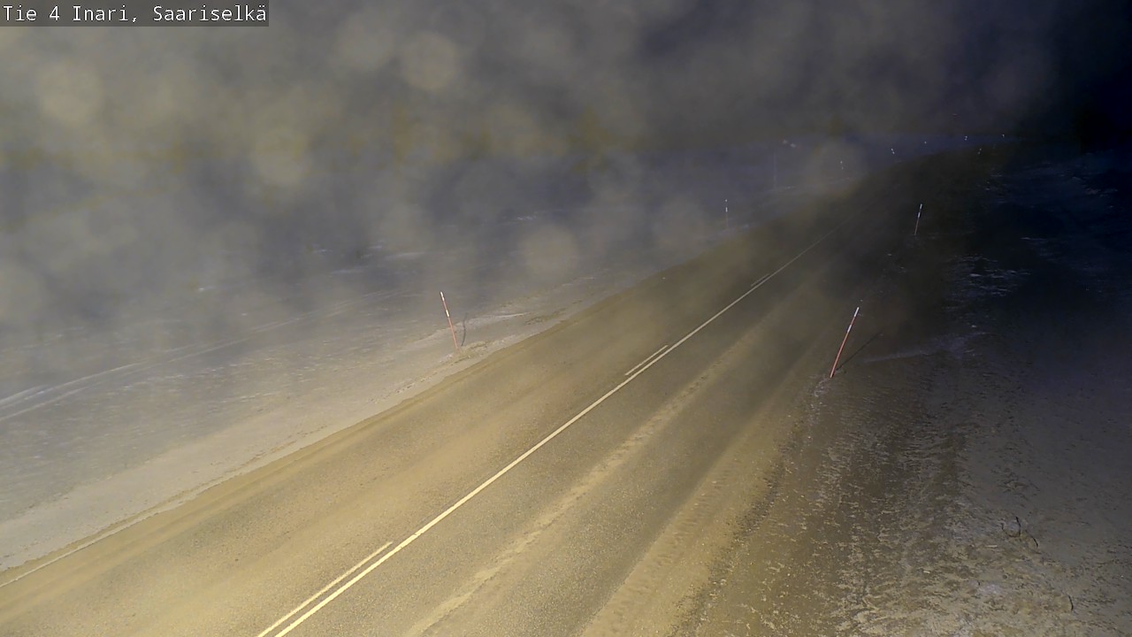 Kelikamerat Kuva Tie 4 Inari, Saariselkä, Kaunispää, Inari, Lappi