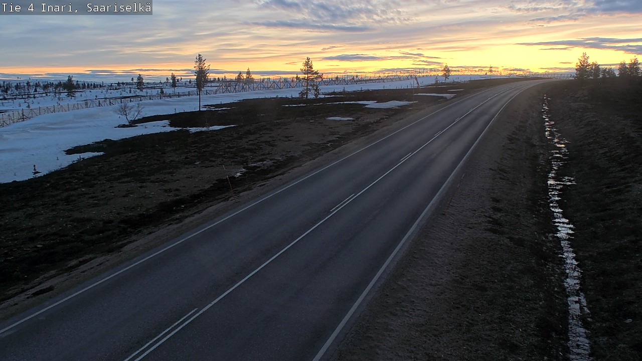 Kelikamerat Kuva Tie 4 Inari, Saariselkä, Kaunispää, Inari, Lappi