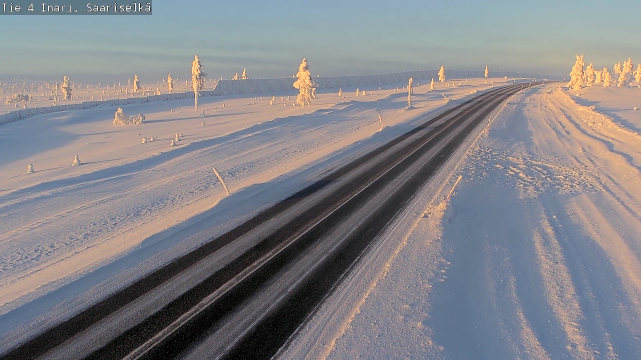 Kelikamerat Kuva Tie 4 Inari, Saariselkä, Kaunispää, Inari, Lappi