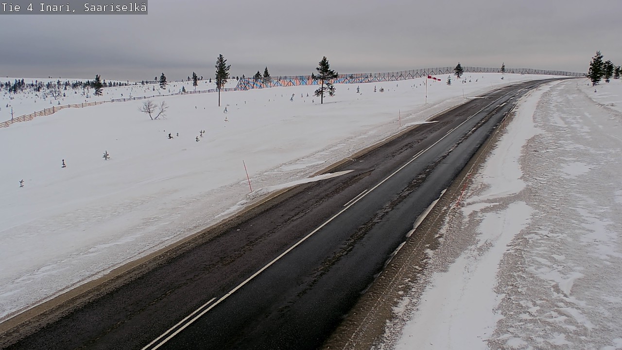 Kelikamerat Kuva Tie 4 Inari, Saariselkä, Kaunispää, Inari, Lappi