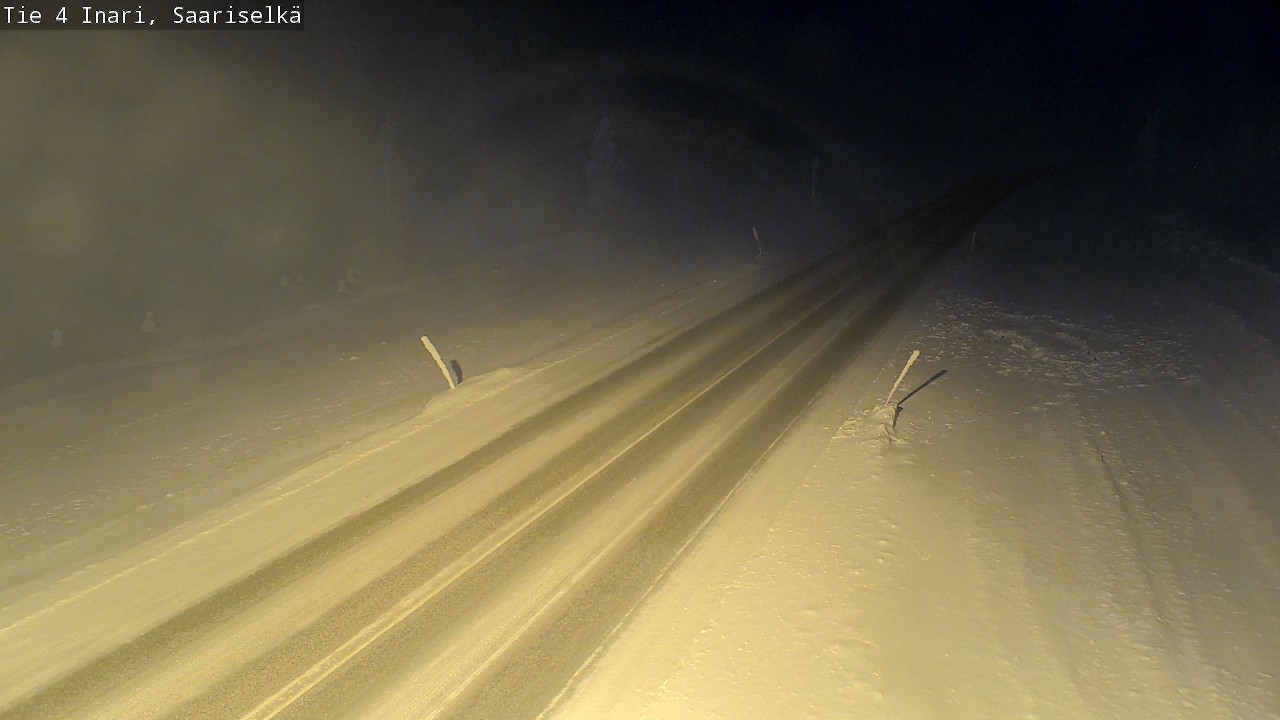 Kelikamerat Kuva Tie 4 Inari, Saariselkä, Kaunispää, Inari, Lappi
