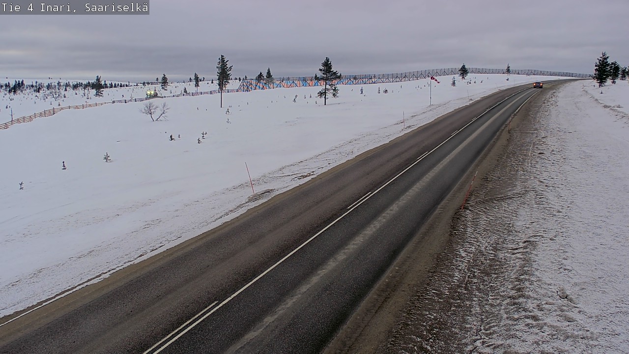 Kelikamerat Kuva Tie 4 Inari, Saariselkä, Kaunispää, Inari, Lappi
