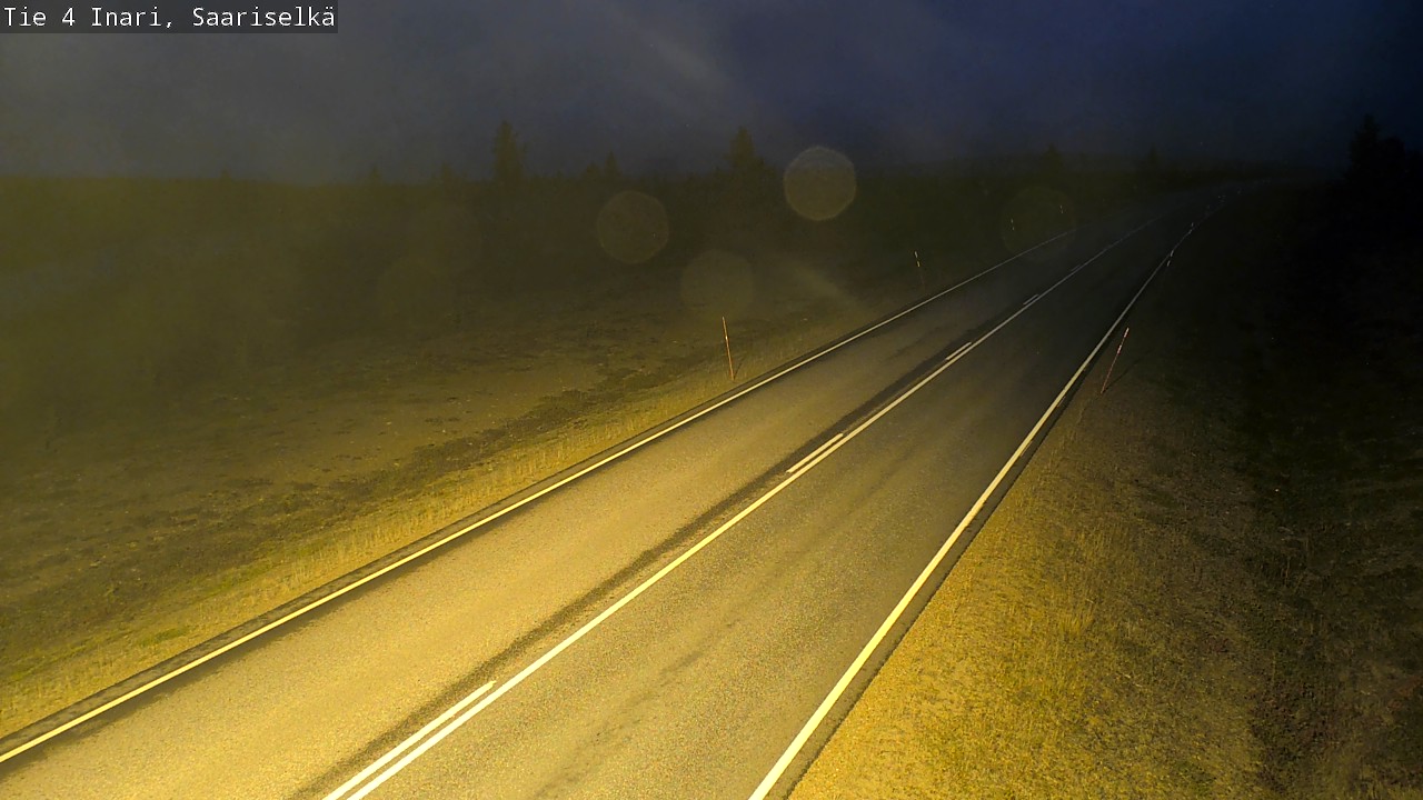 Kelikamerat Kuva Tie 4 Inari, Saariselkä, Kaunispää, Inari, Lappi