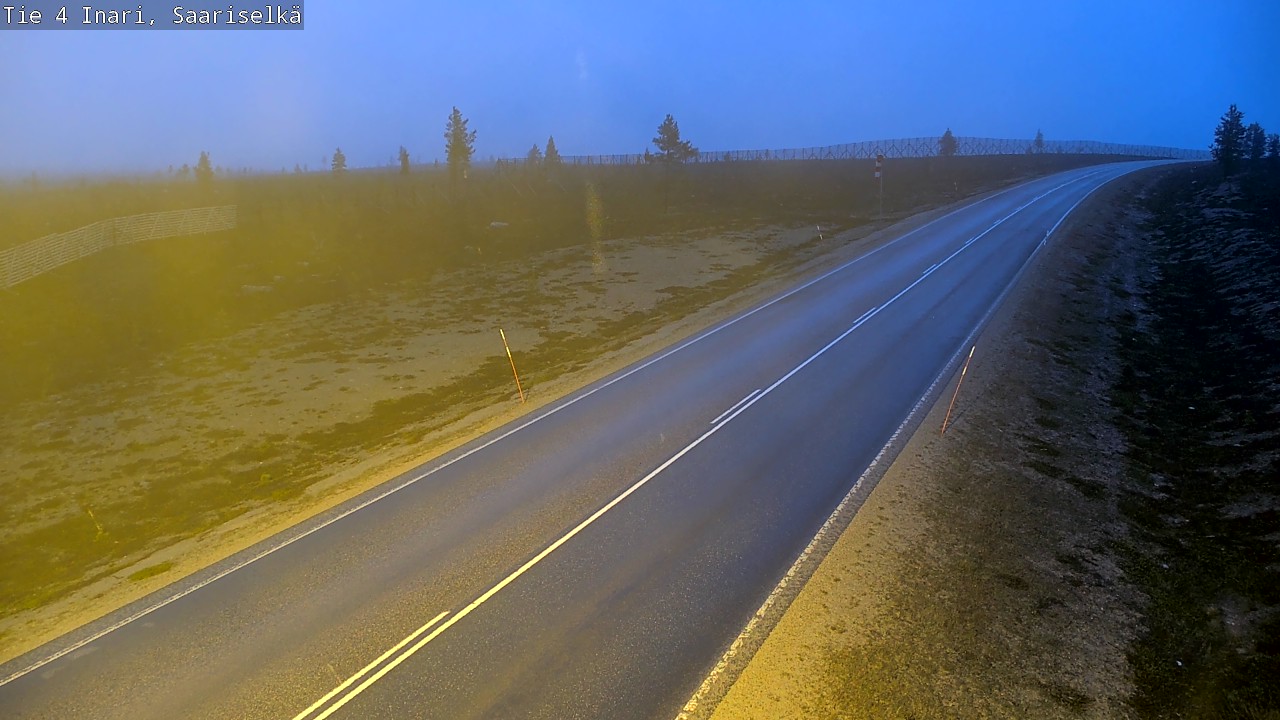 Kelikamerat Kuva Tie 4 Inari, Saariselkä, Kaunispää, Inari, Lappi