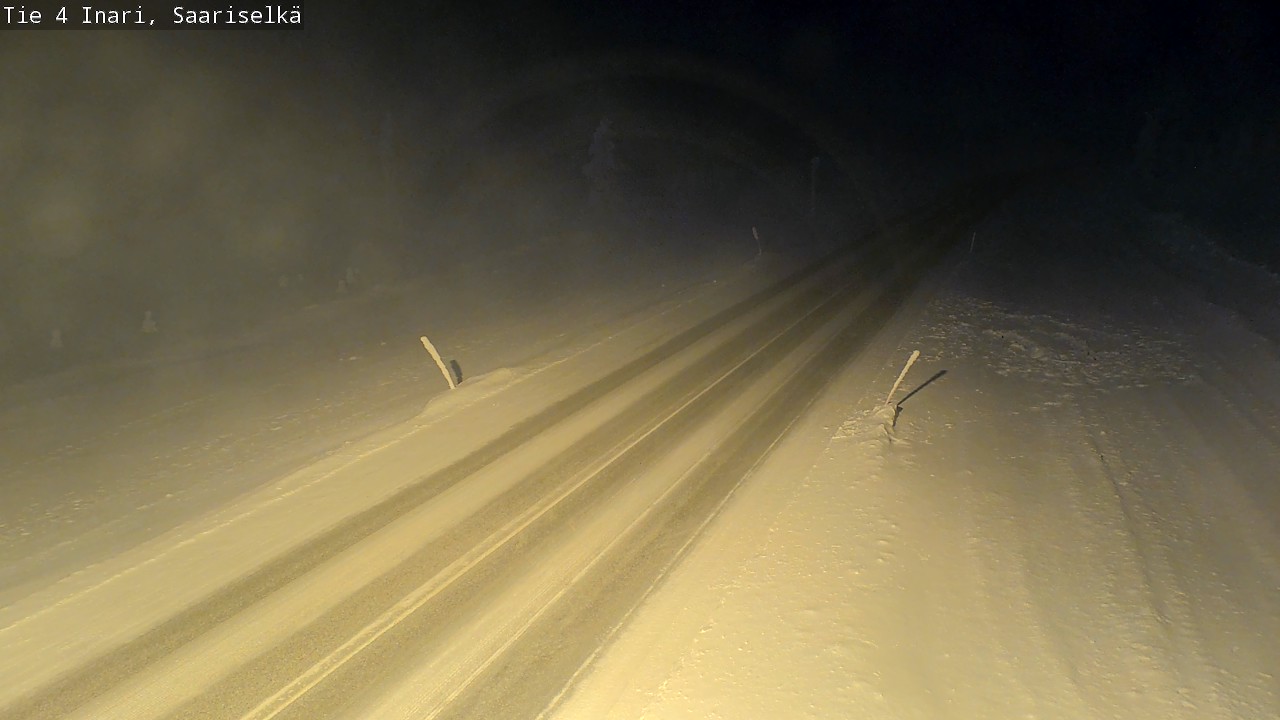 Kelikamerat Kuva Tie 4 Inari, Saariselkä, Kaunispää, Inari, Lappi