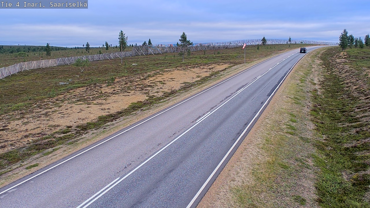 Kelikamerat Kuva Tie 4 Inari, Saariselkä, Kaunispää, Inari, Lappi