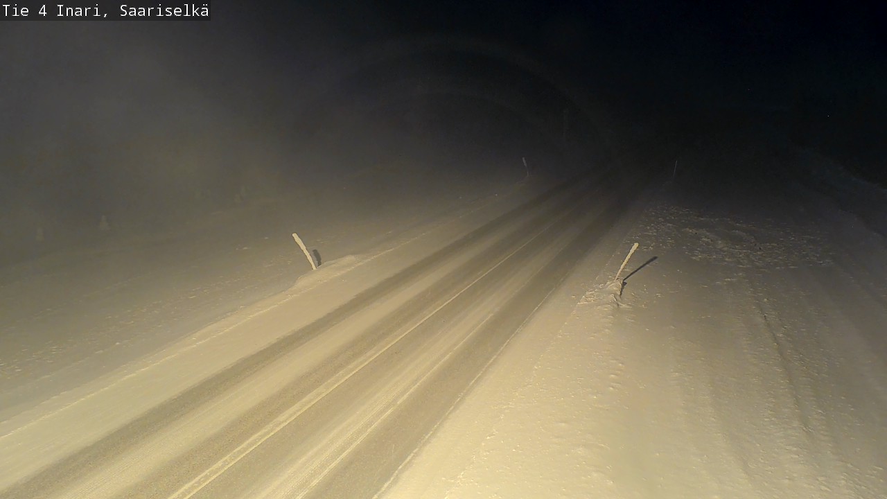 Kelikamerat Kuva Tie 4 Inari, Saariselkä, Kaunispää, Inari, Lappi