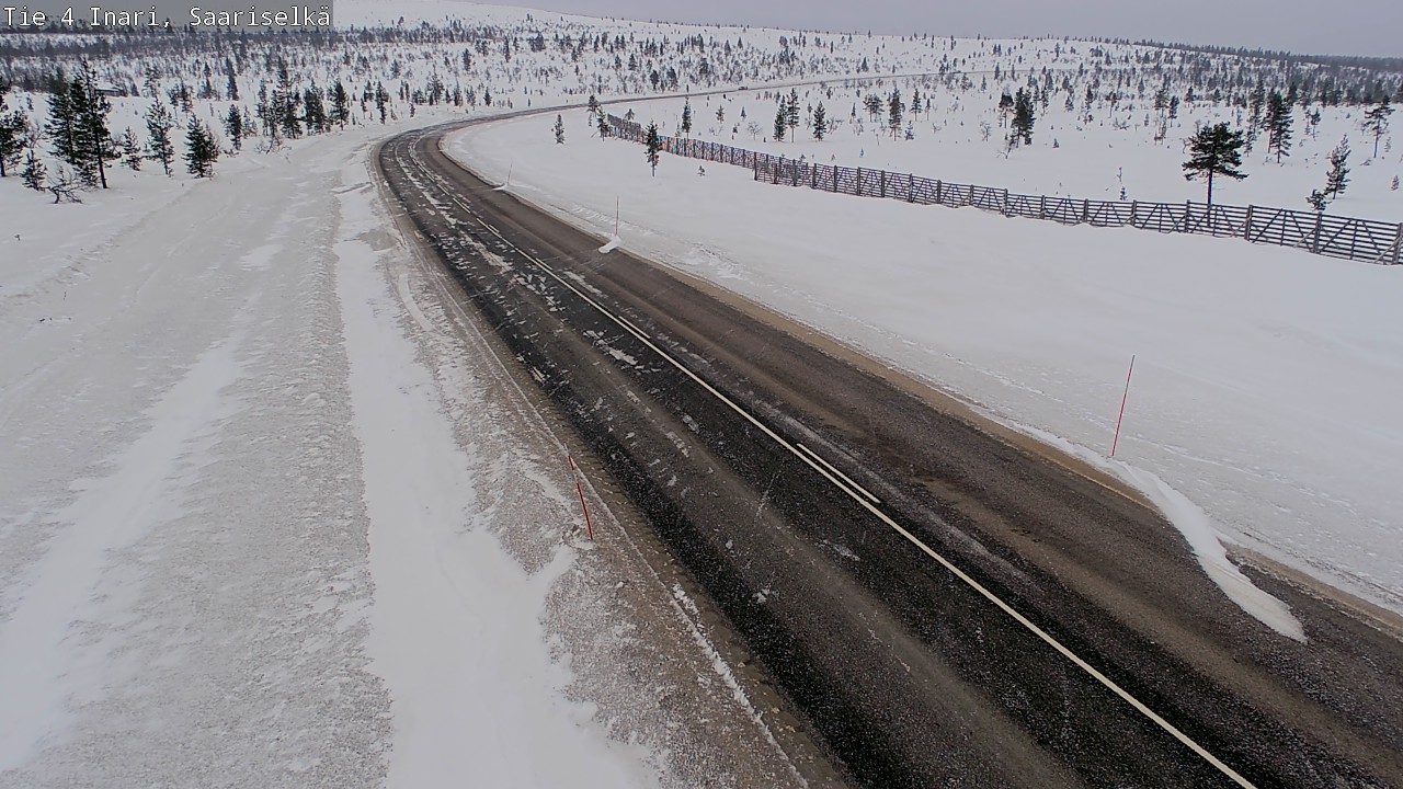 Kelikamerat Kuva Tie 4 Inari, Saariselkä, Kaunispää, Inari, Lappi