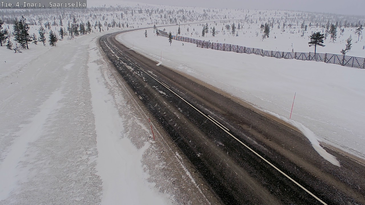 Kelikamerat Kuva Tie 4 Inari, Saariselkä, Kaunispää, Inari, Lappi