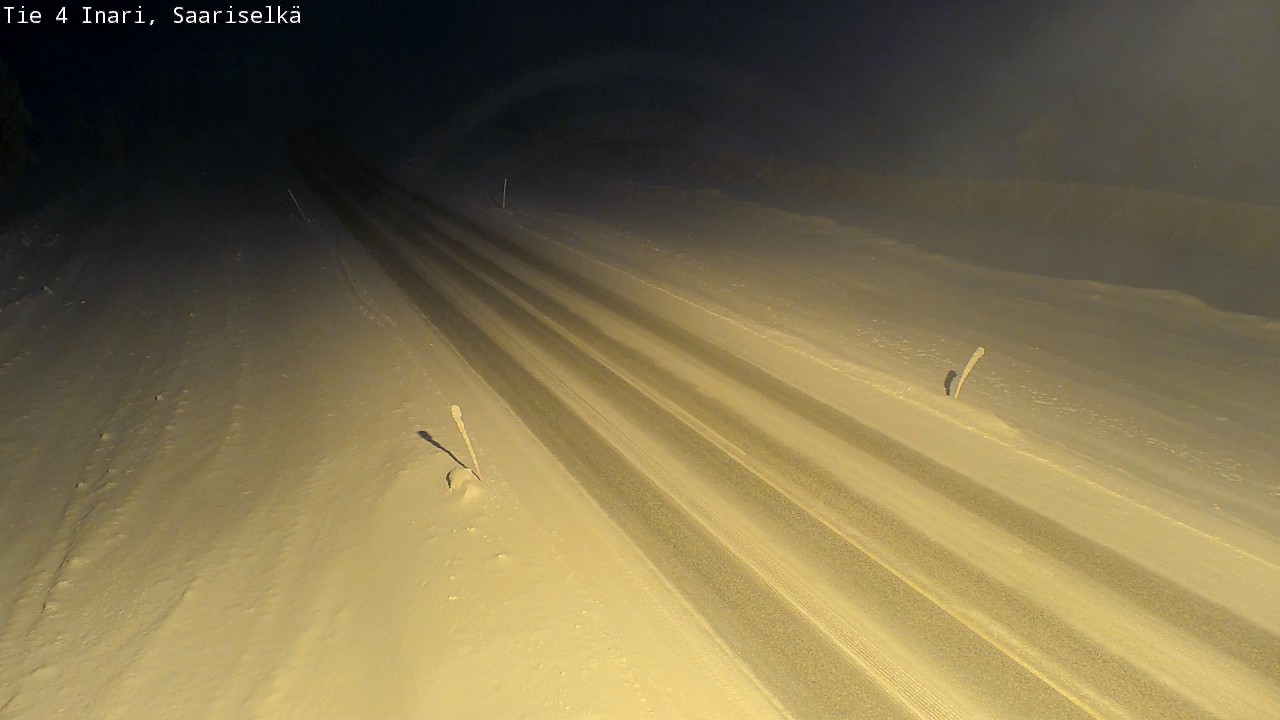 Kelikamerat Kuva Tie 4 Inari, Saariselkä, Kaunispää, Inari, Lappi