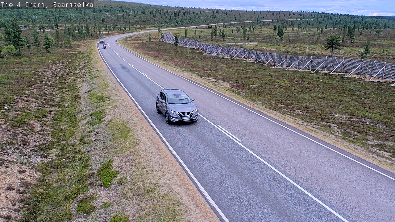 Weather Camera Image Road 4 Inari, Saariselkä, Kaunispää, Inari, Lappi